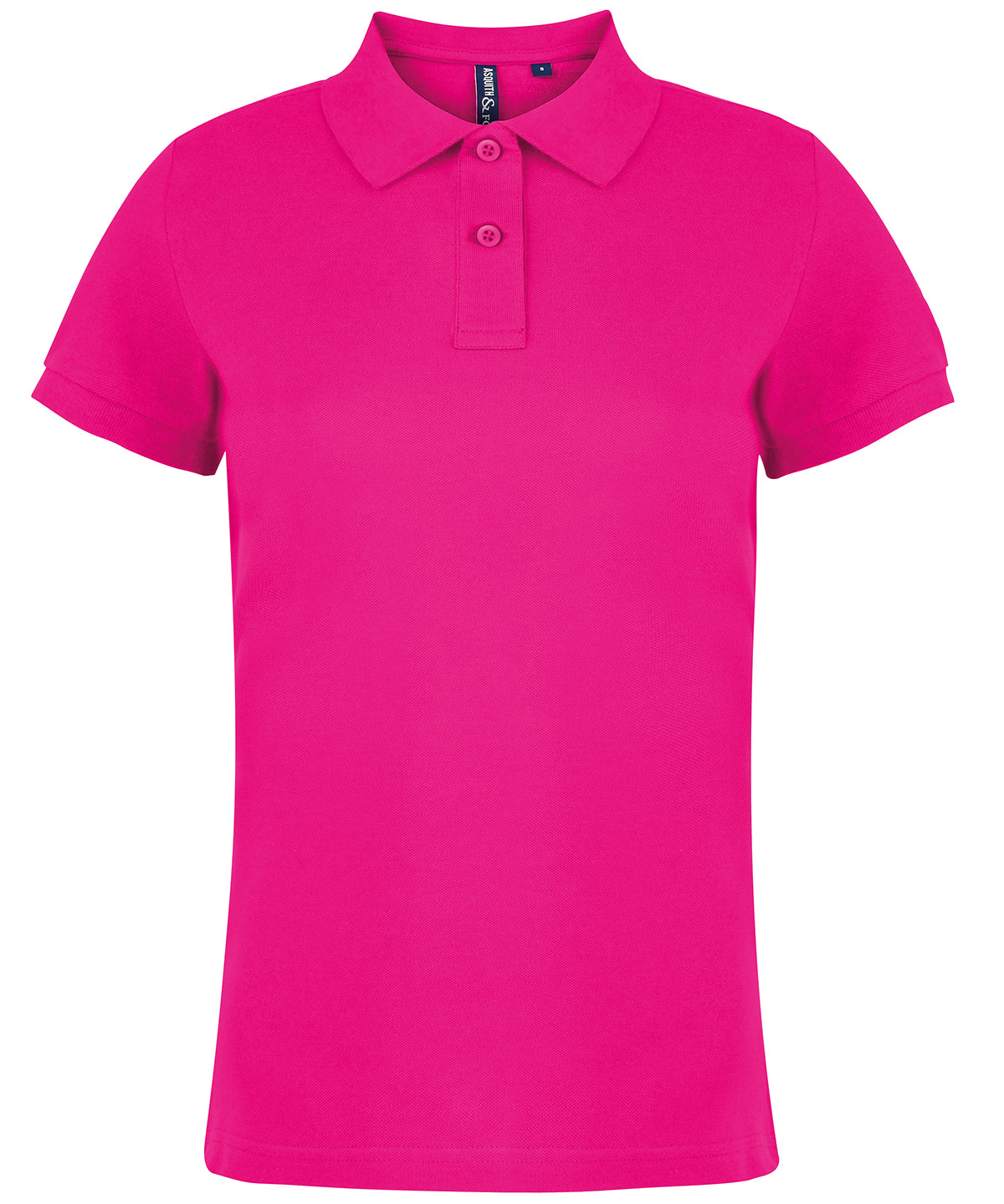 Women's Classic Fit Polo in Hot Pink