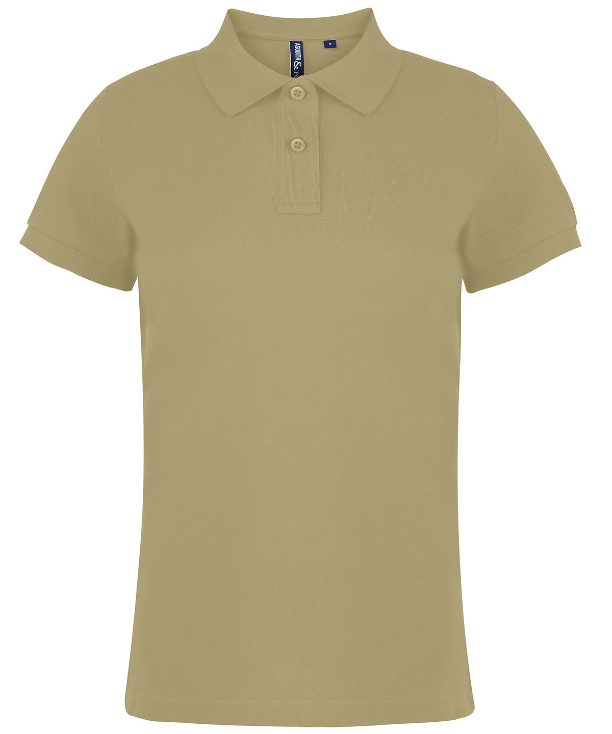 Women's Classic Fit Polo in Khaki
