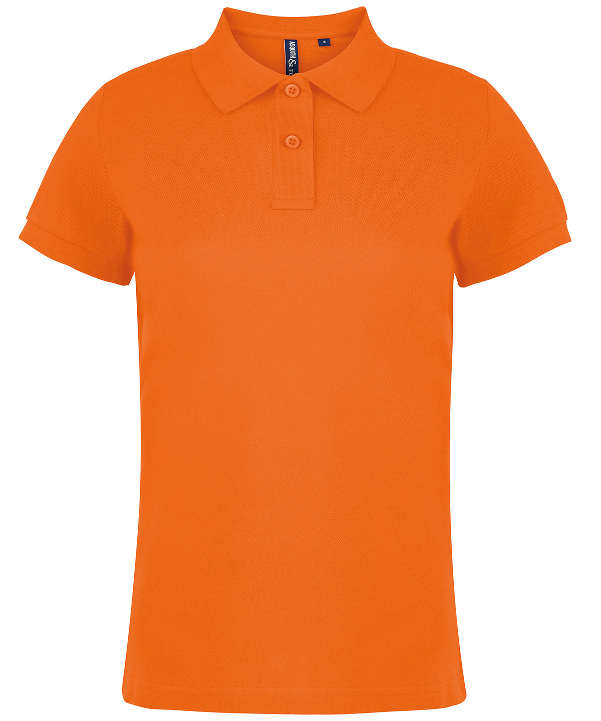 Women's Classic Fit Polo in Orange