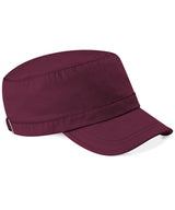 Army Cap in Burgundy