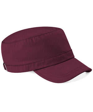 Army Cap in Burgundy