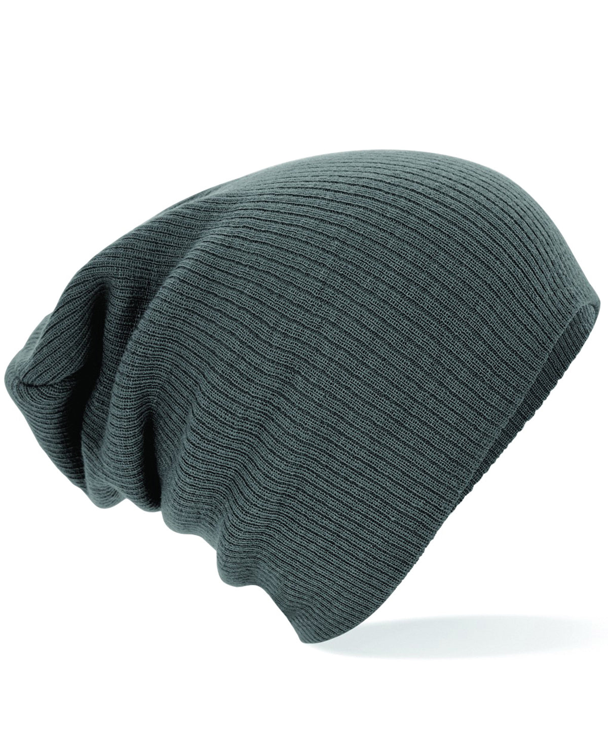 Slouch Beanie in Smoke Grey