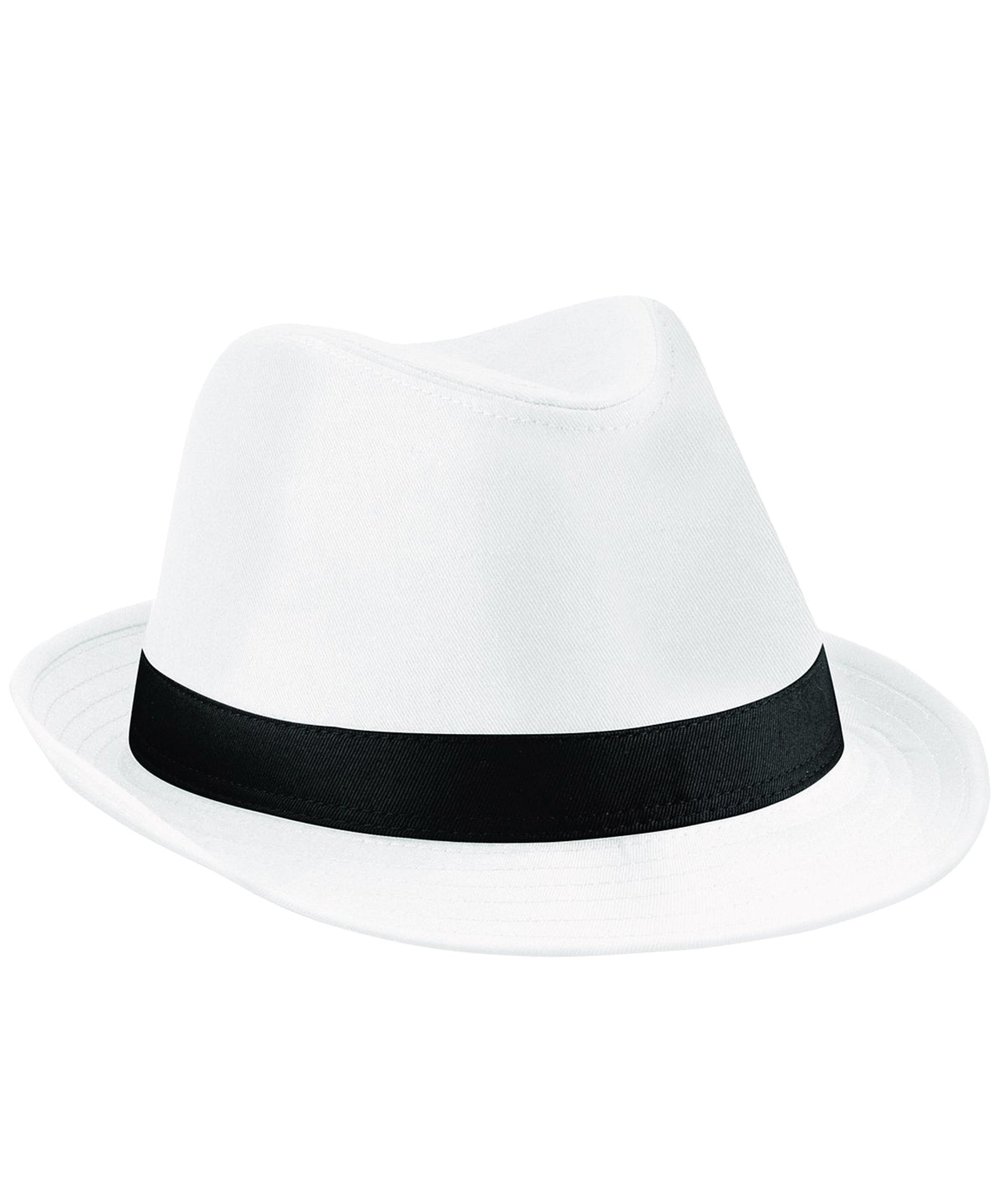 Fedora in White/Black