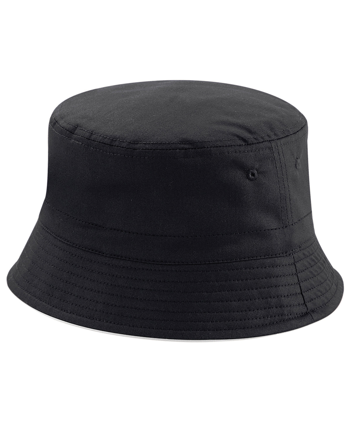 Reversible Bucket Hat in Black/Light Grey