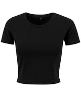 Women's Cropped Tee in Black