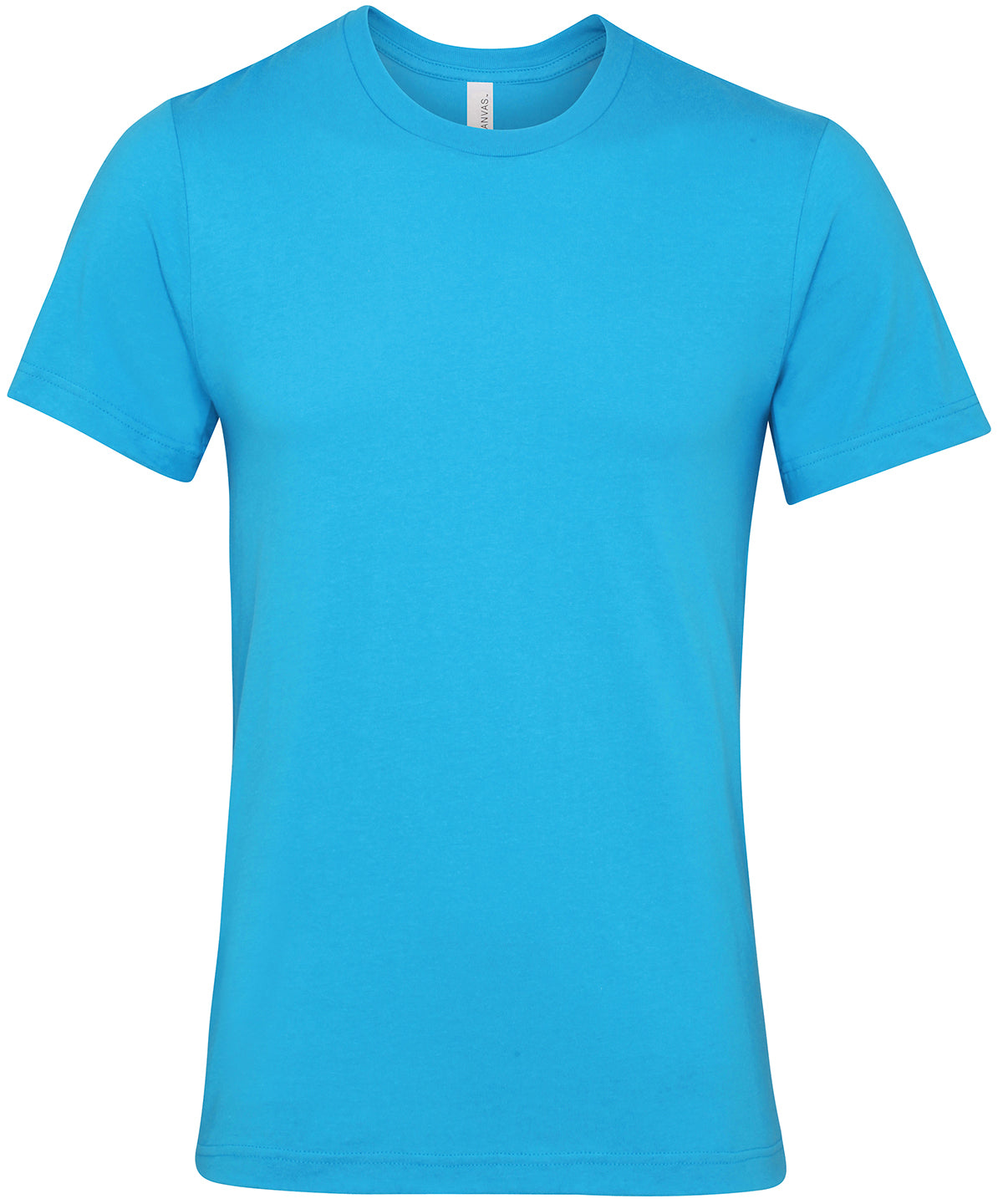 Unisex Jersey Crew Neck T-Shirt in Aqua