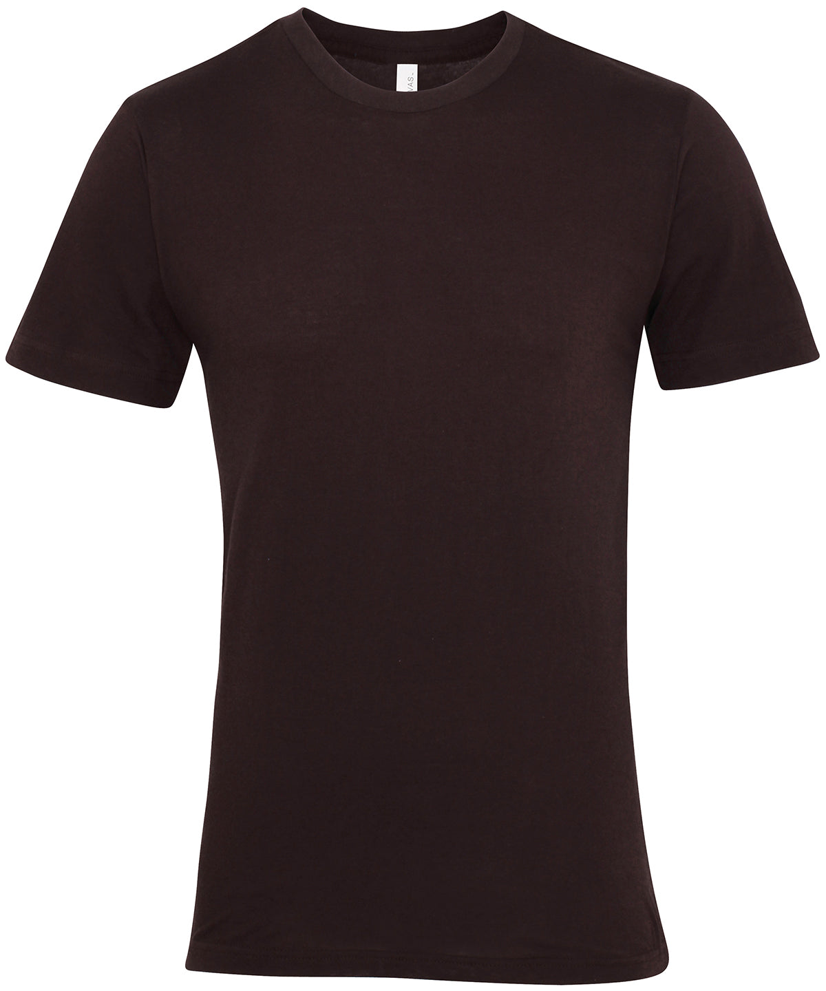 Unisex Jersey Crew Neck T-Shirt in Brown