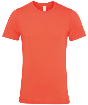 Unisex Jersey Crew Neck T-Shirt in Coral