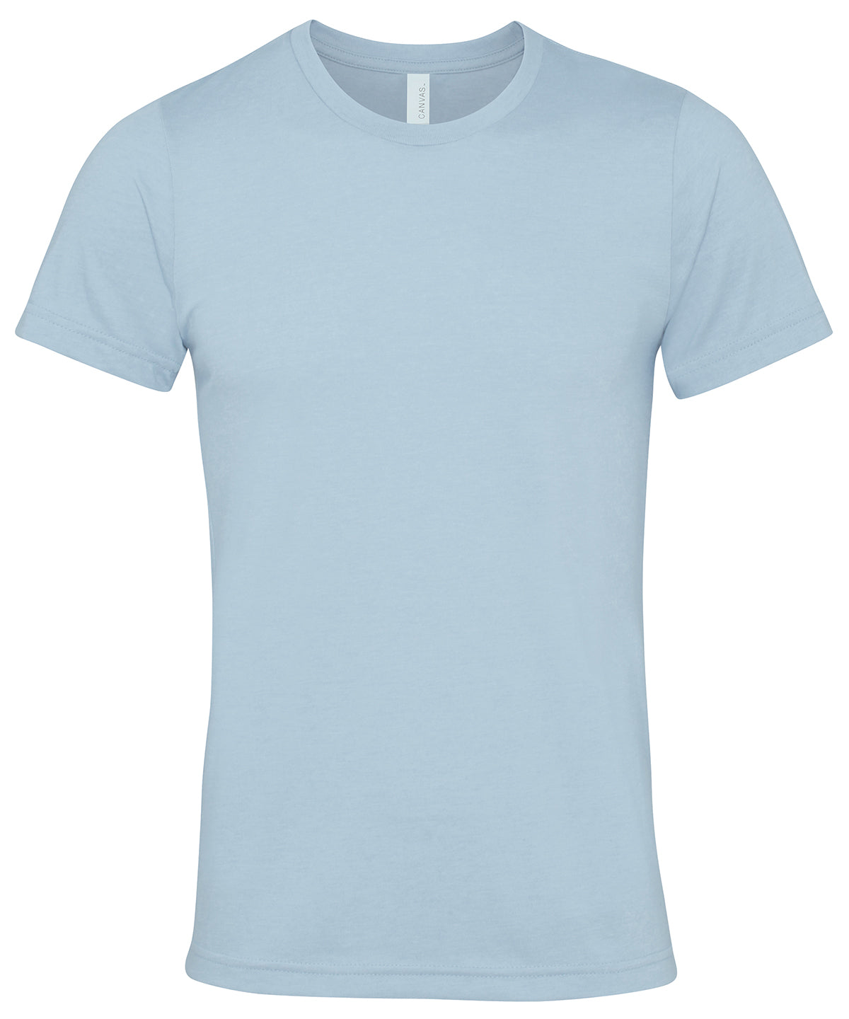 Unisex Jersey Crew Neck T-Shirt in Light Blue