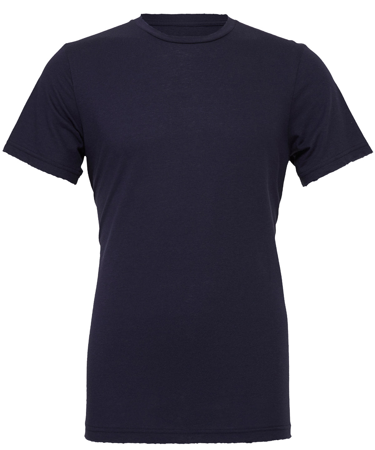 Unisex Jersey Crew Neck T-Shirt in Navy