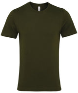 Unisex Jersey Crew Neck T-Shirt in Olive