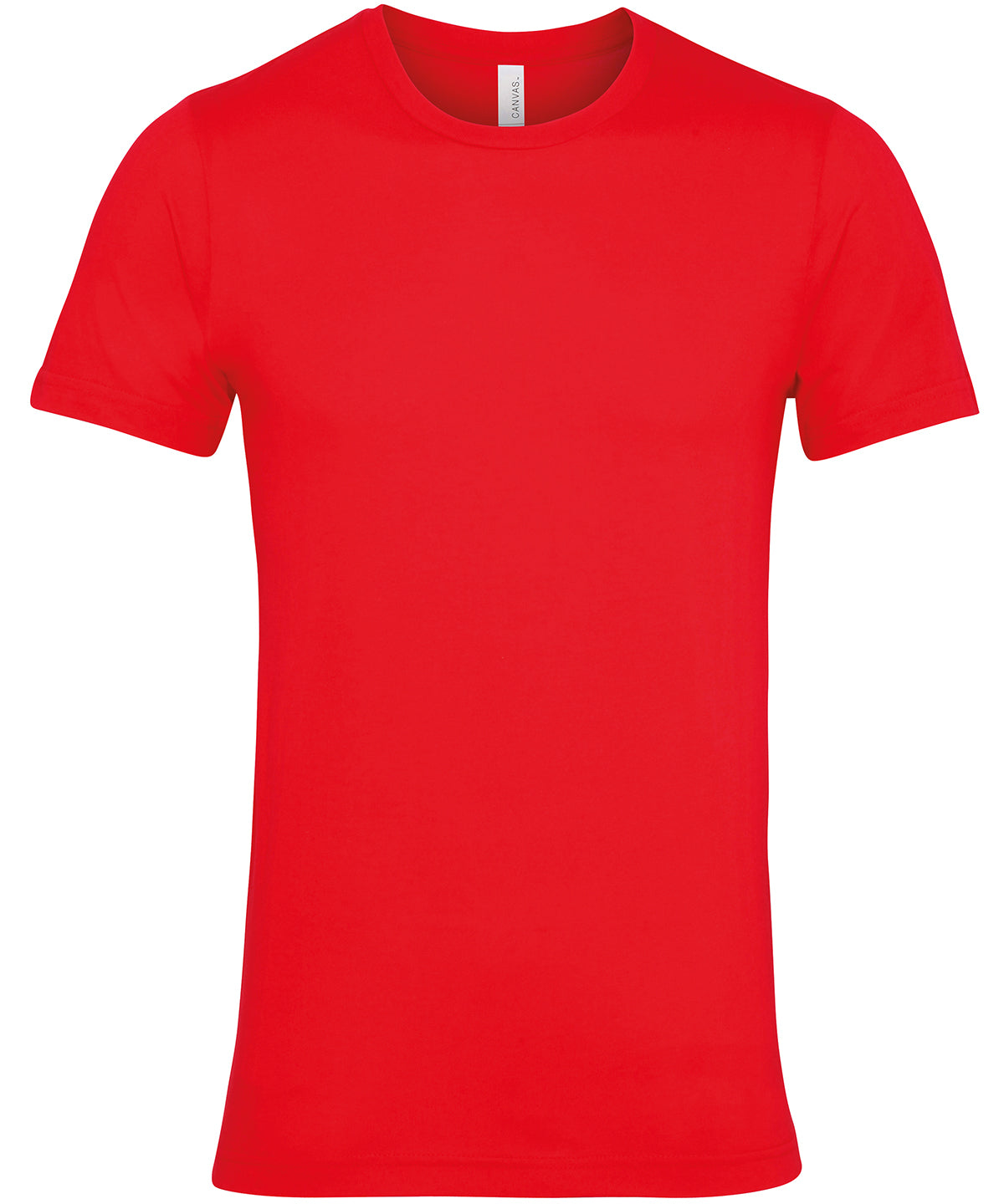 Unisex Jersey Crew Neck T-Shirt in Red