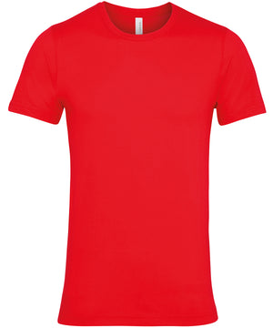 Unisex Jersey Crew Neck T-Shirt in Red