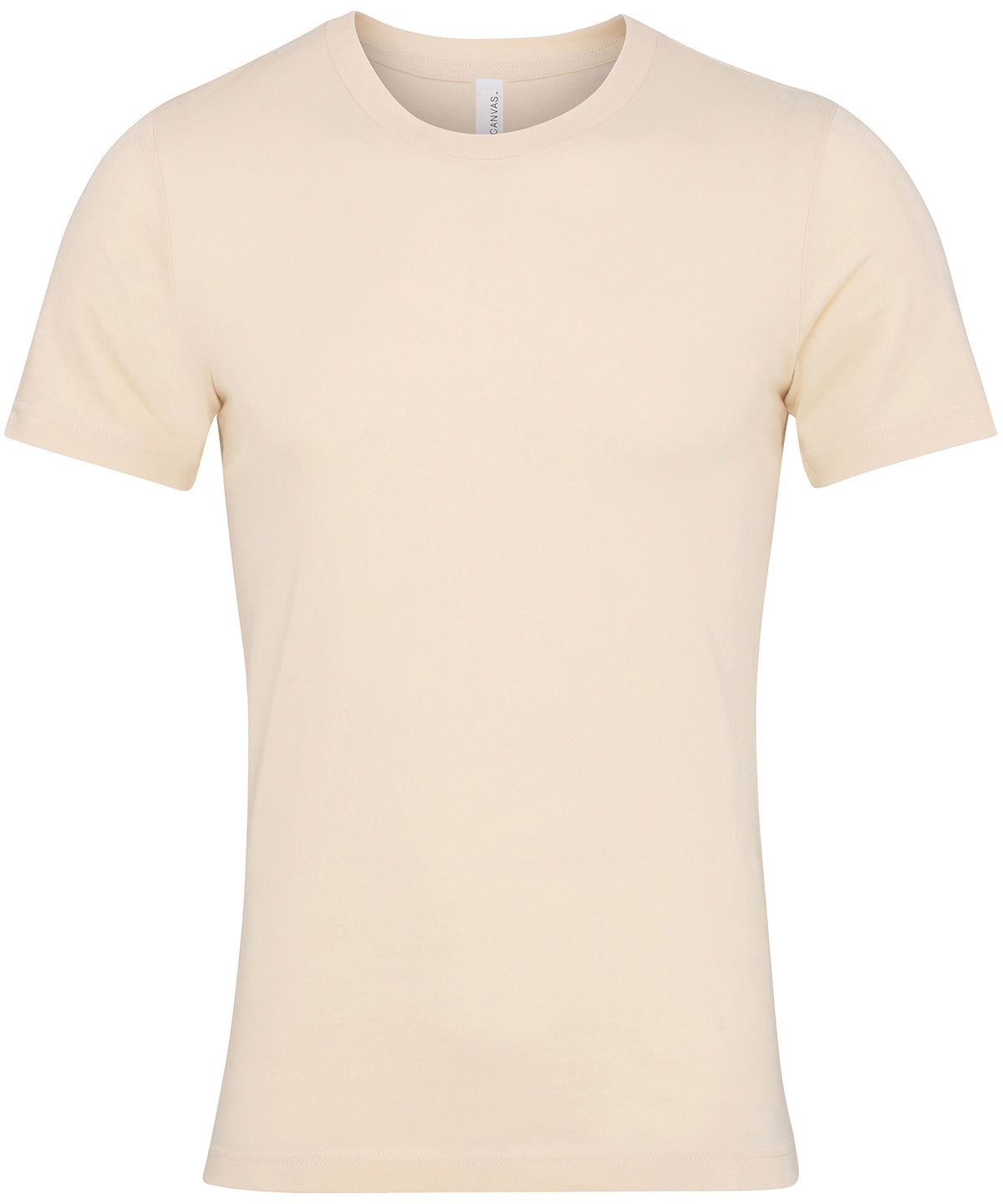 Unisex Jersey Crew Neck T-Shirt in Soft Cream