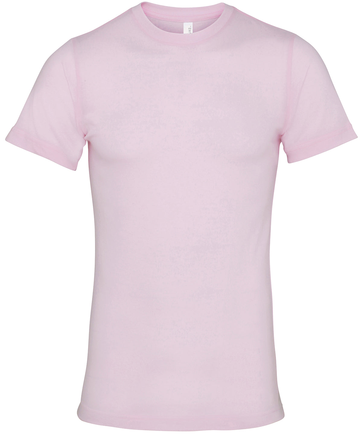 Unisex Jersey Crew Neck T-Shirt in Soft Pink