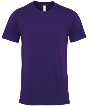 Unisex Jersey Crew Neck T-Shirt in Team Purple