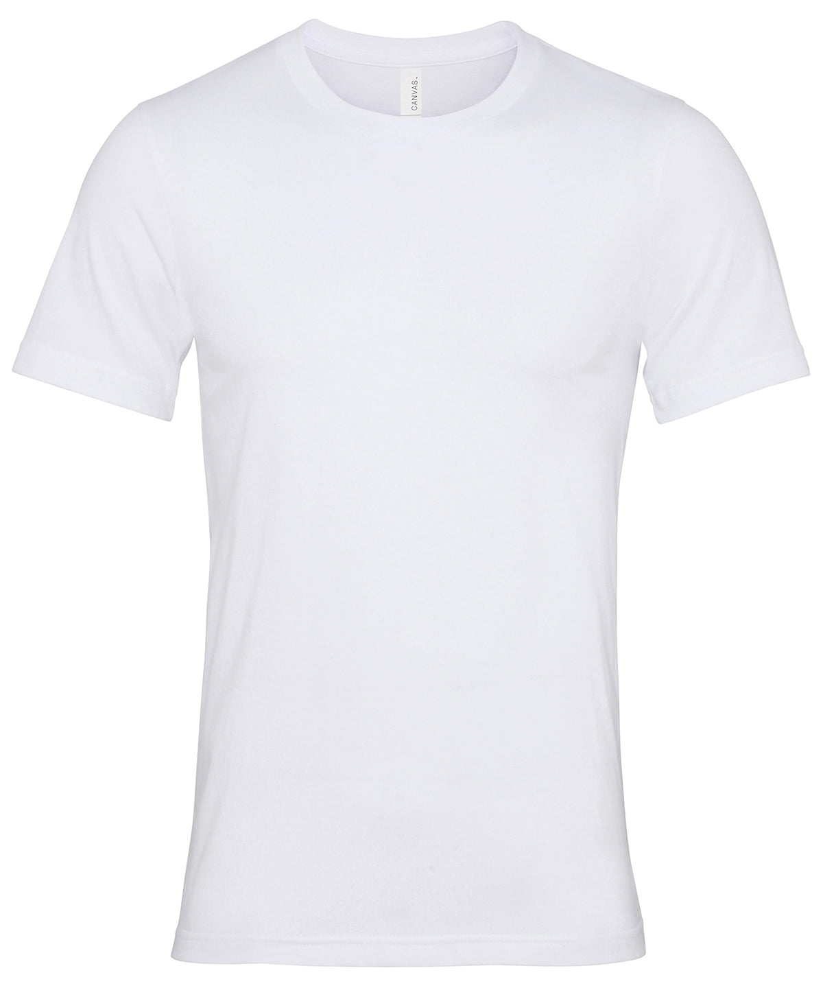 Unisex Jersey Crew Neck T-Shirt in White