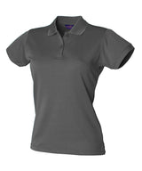 Women's Coolplus® Polo Shirt in Charcoal Grey