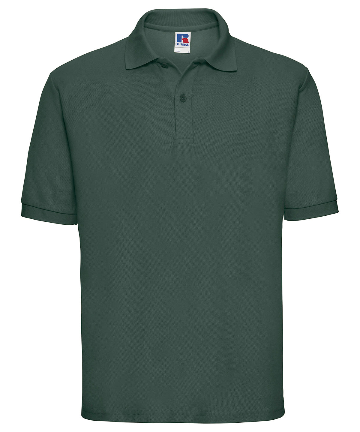 Classic Polycotton Polo in Bottle Green