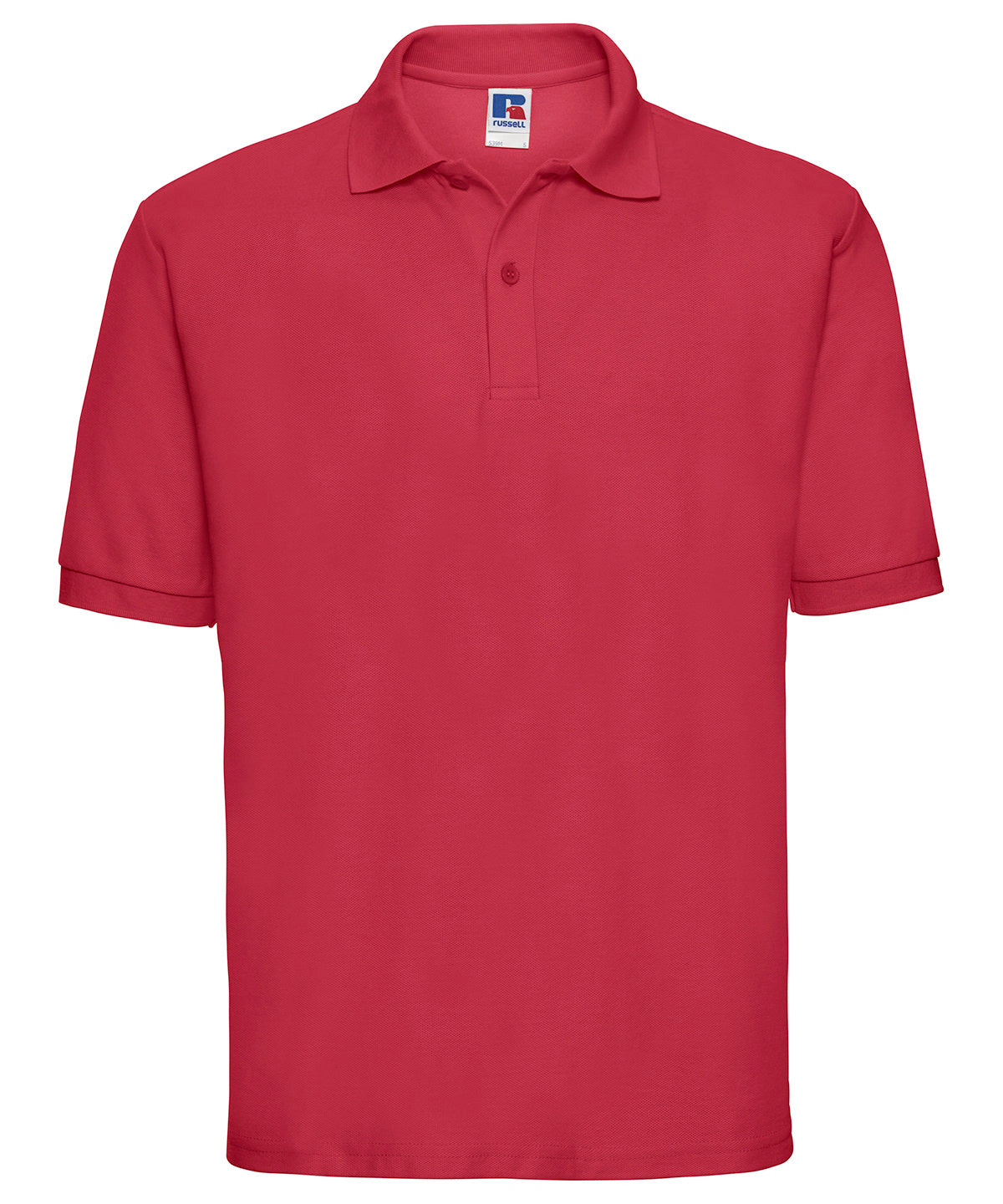 Classic Polycotton Polo in Classic Red