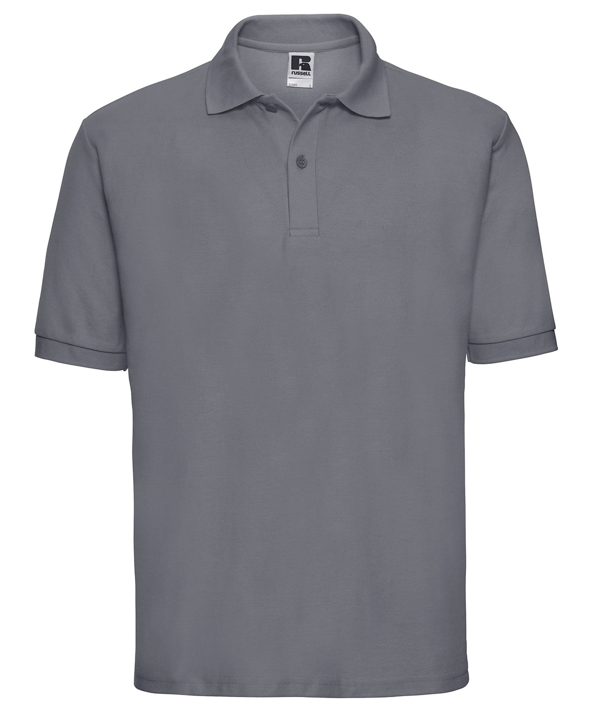 Classic Polycotton Polo in Convoy Grey