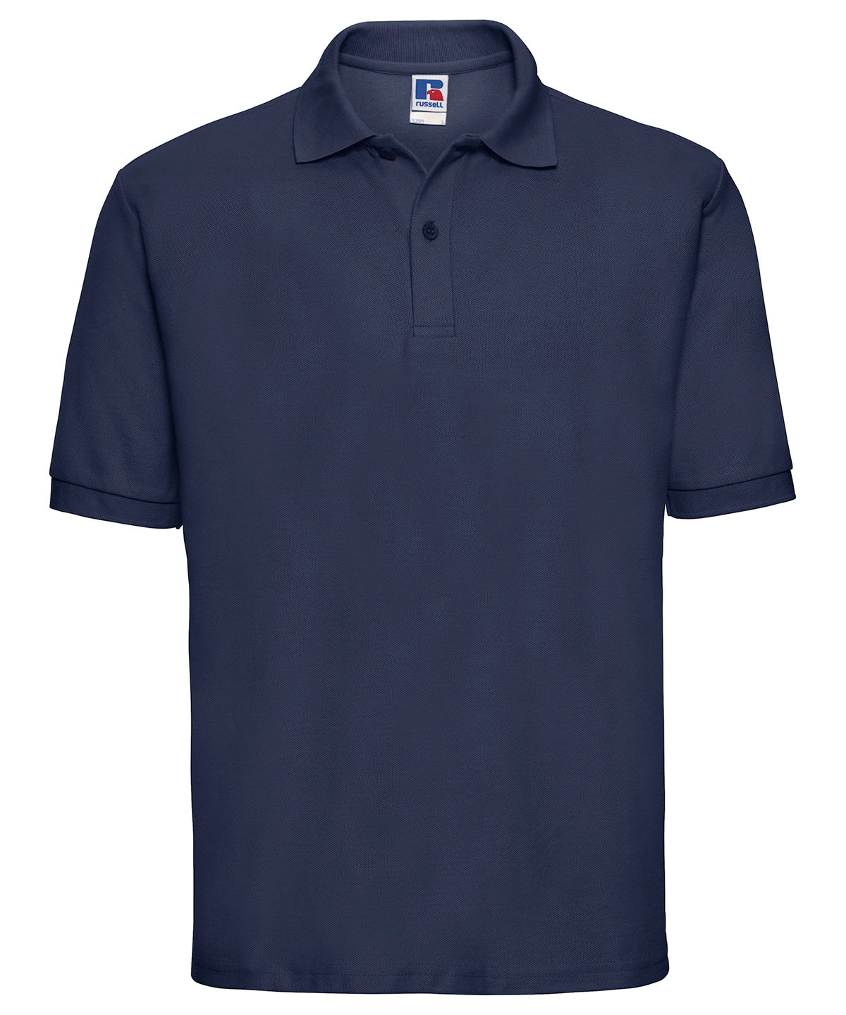 Classic Polycotton Polo in French Navy