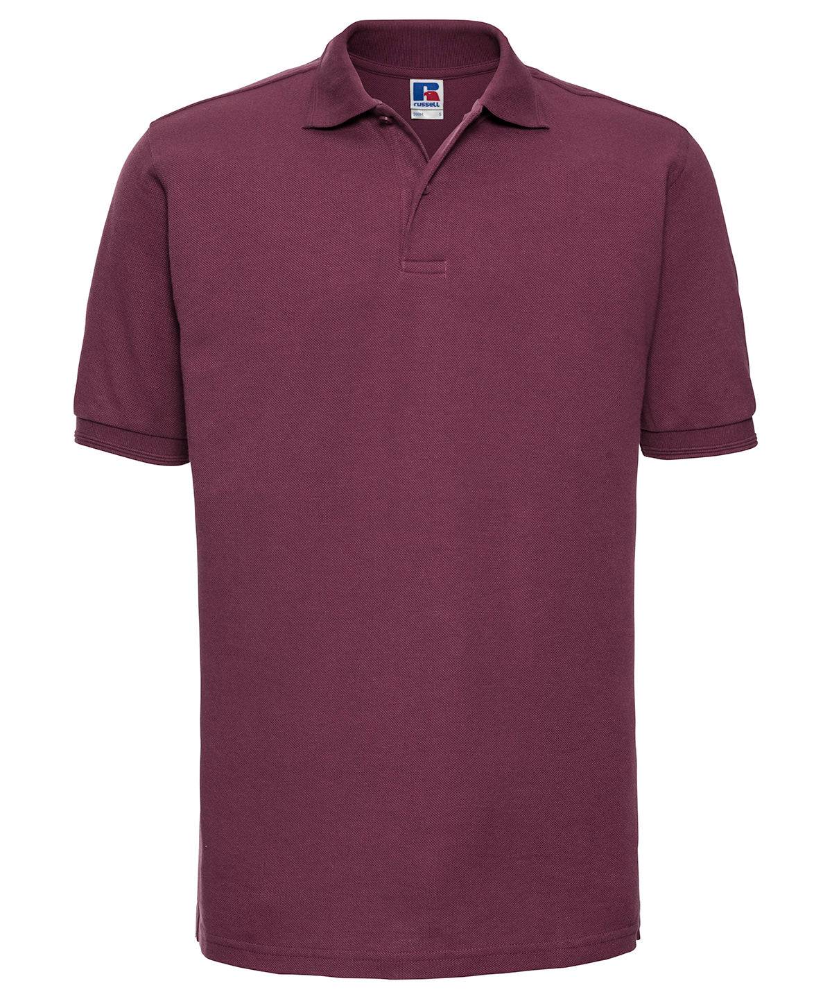 Hard-Wearing 60°C Wash Polo in Burgundy