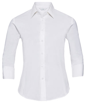 Women's ¾ sleeve easycare fitted shirt