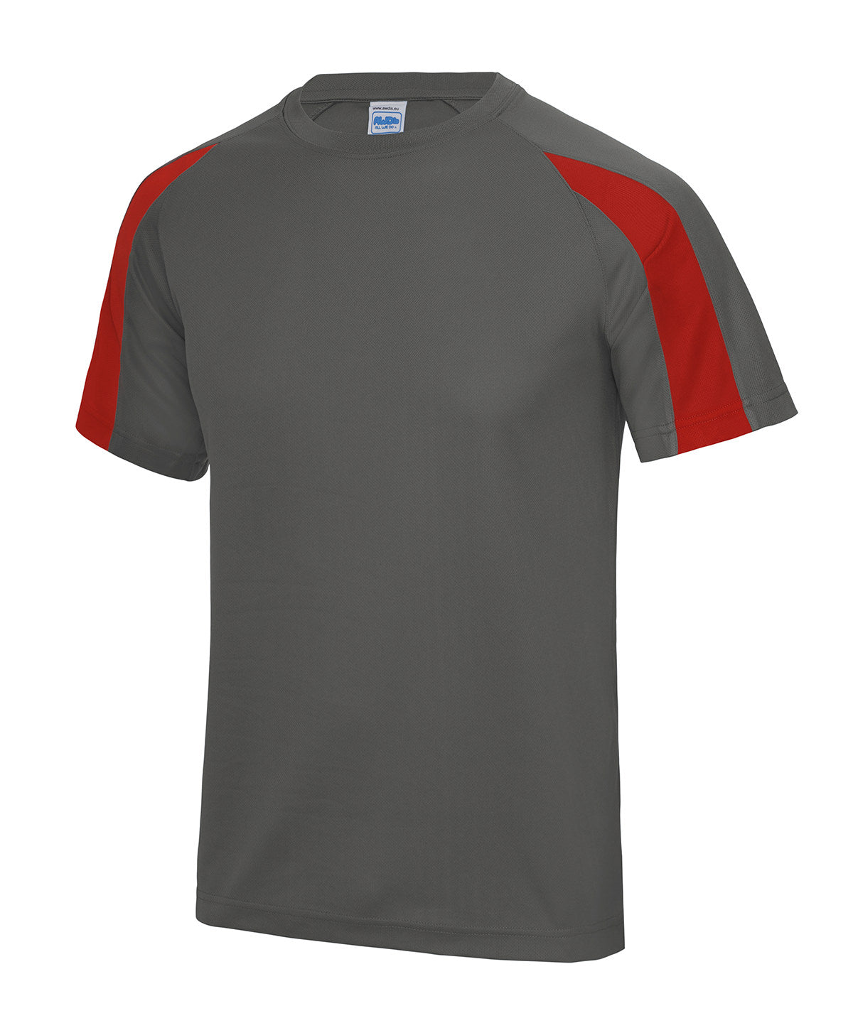 Contrast Cool T in Charcoal/Fire Red