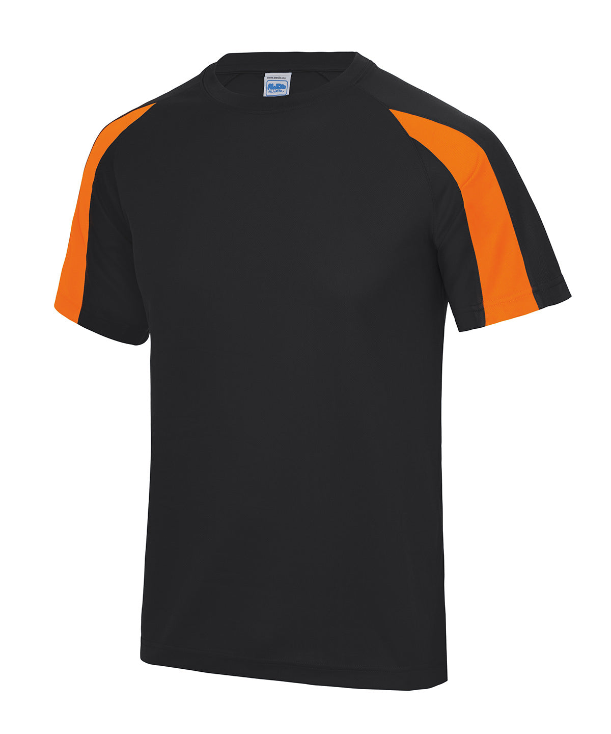 Contrast Cool T in Jet Black/Electric Orange