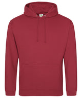 College Hoodie in Brick Red