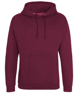 College Hoodie in Burgundy Smoke