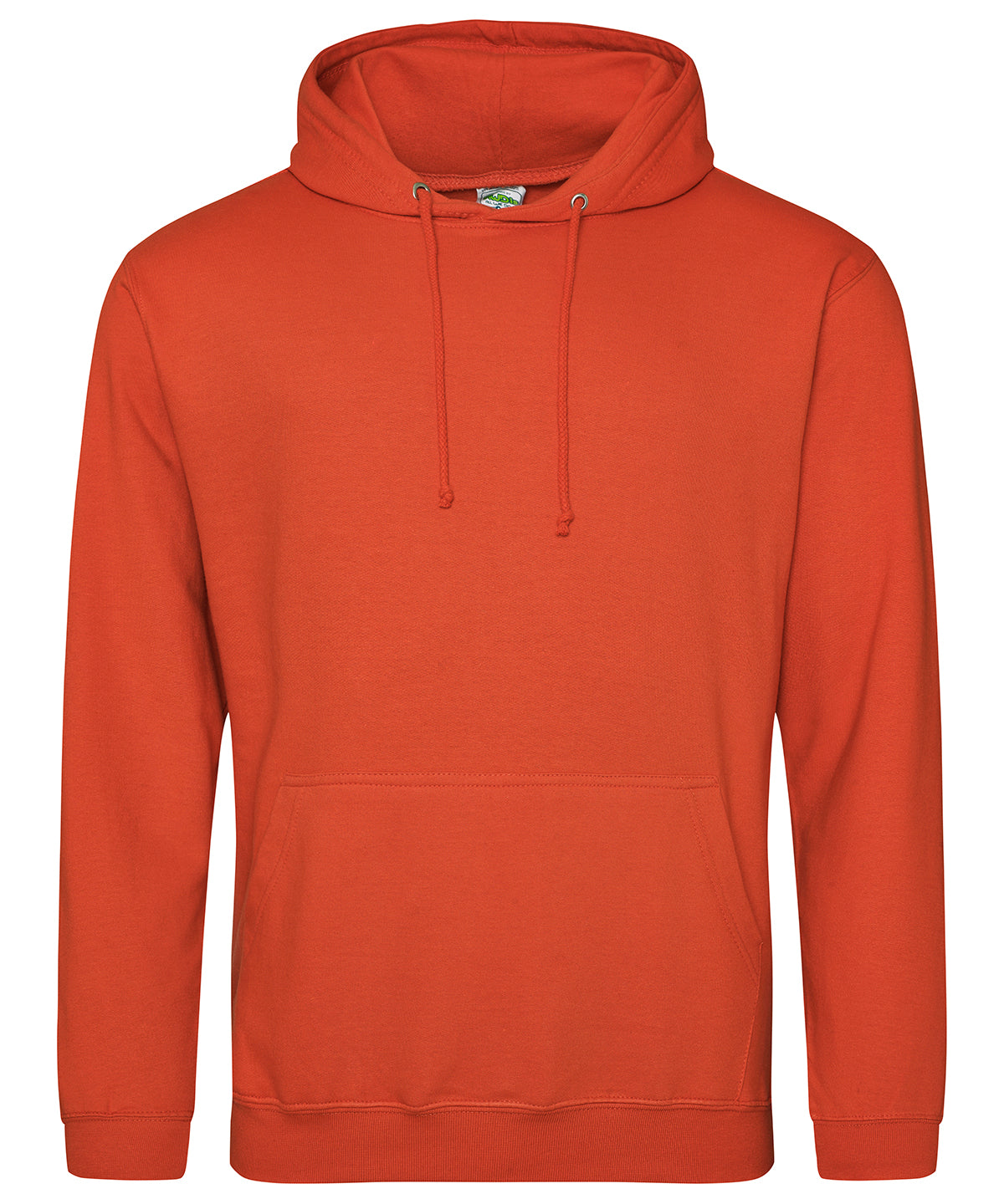 College Hoodie in Burnt Orange