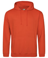 College Hoodie in Burnt Orange