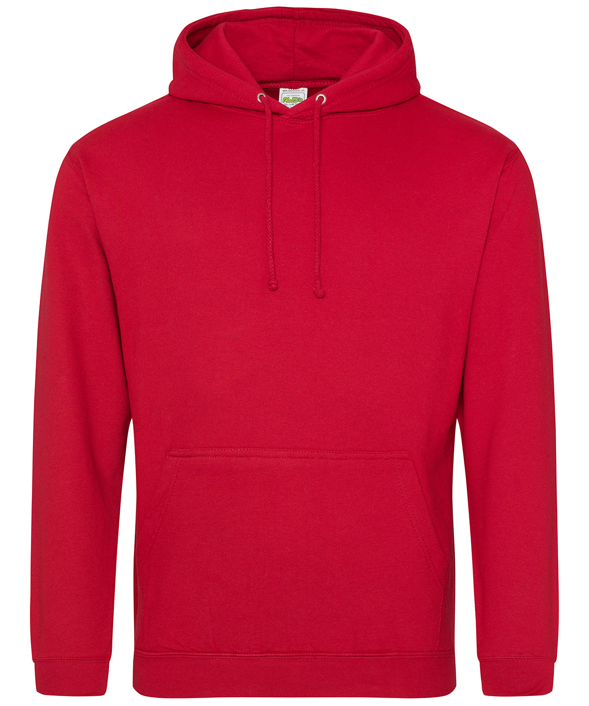 College Hoodie in Fire Red