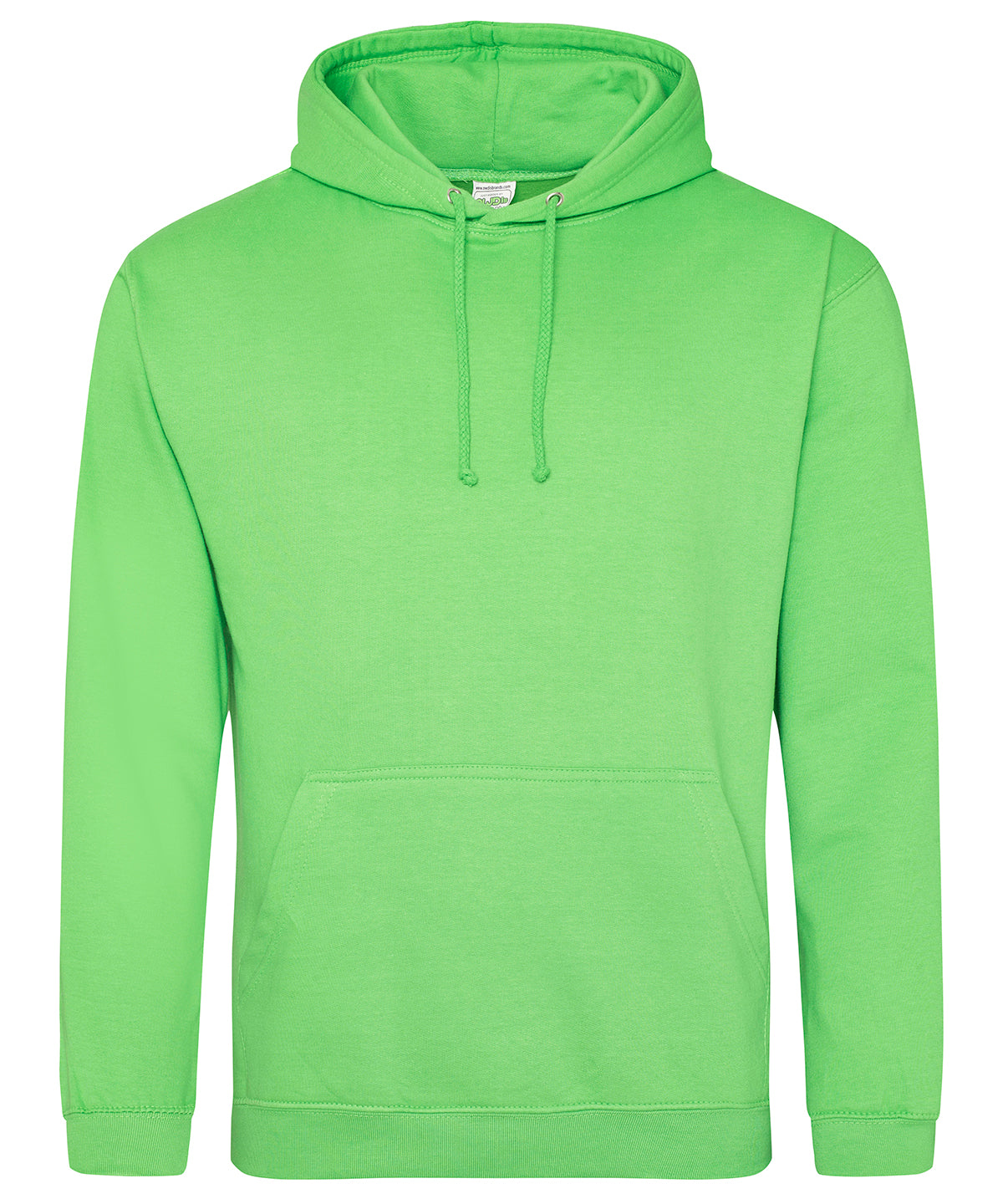 College Hoodie in Lime Green