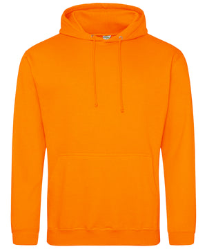 College Hoodie in Orange Crush