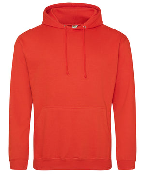 College Hoodie in Sunset Orange