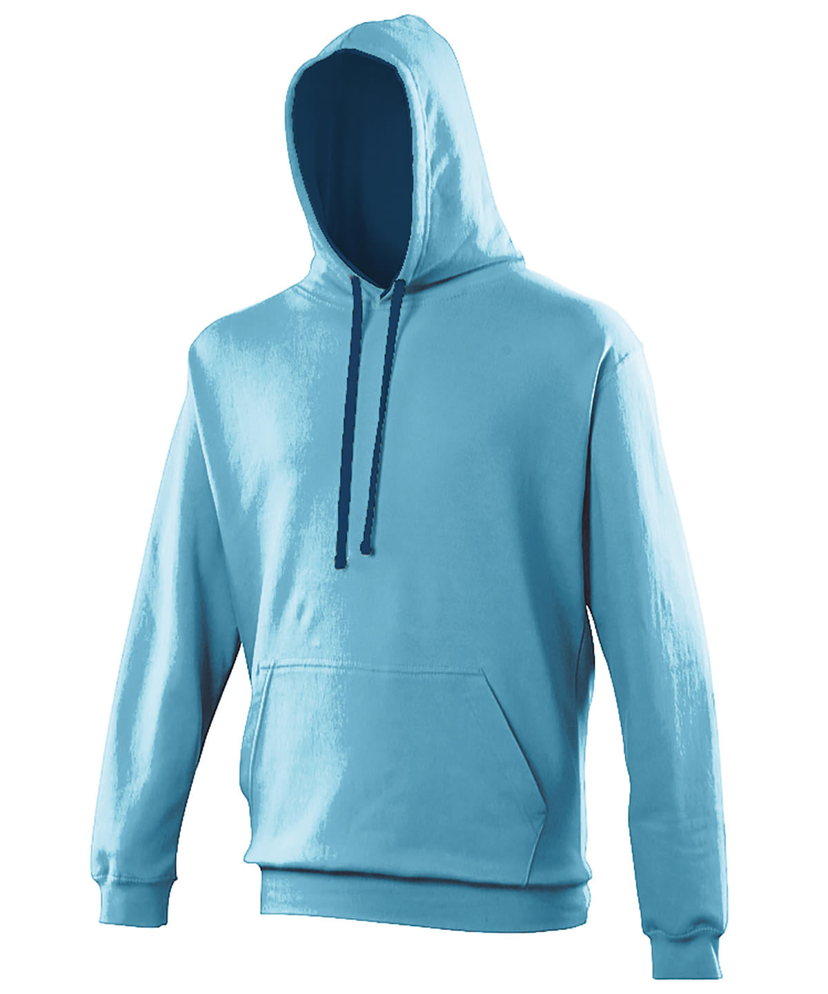 Varsity Hoodie in Hawaiian Blue/Oxford Navy