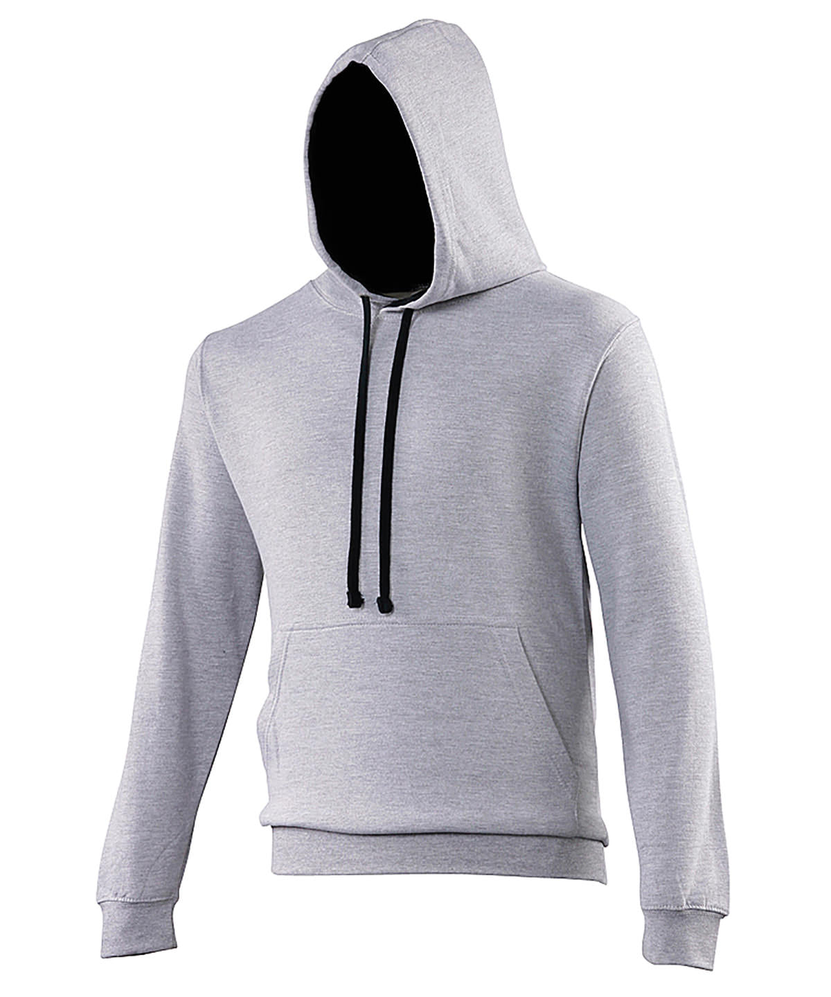 Varsity Hoodie in Heather Grey/French Navy