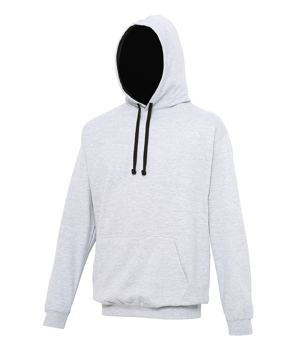 Varsity Hoodie in Heather Grey/Jet Black