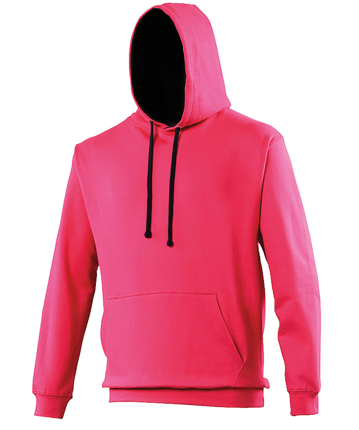 Varsity Hoodie in Hot Pink/French Navy