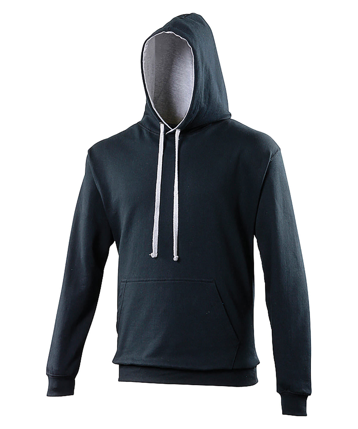 Varsity Hoodie in New French Navy/Heather Grey
