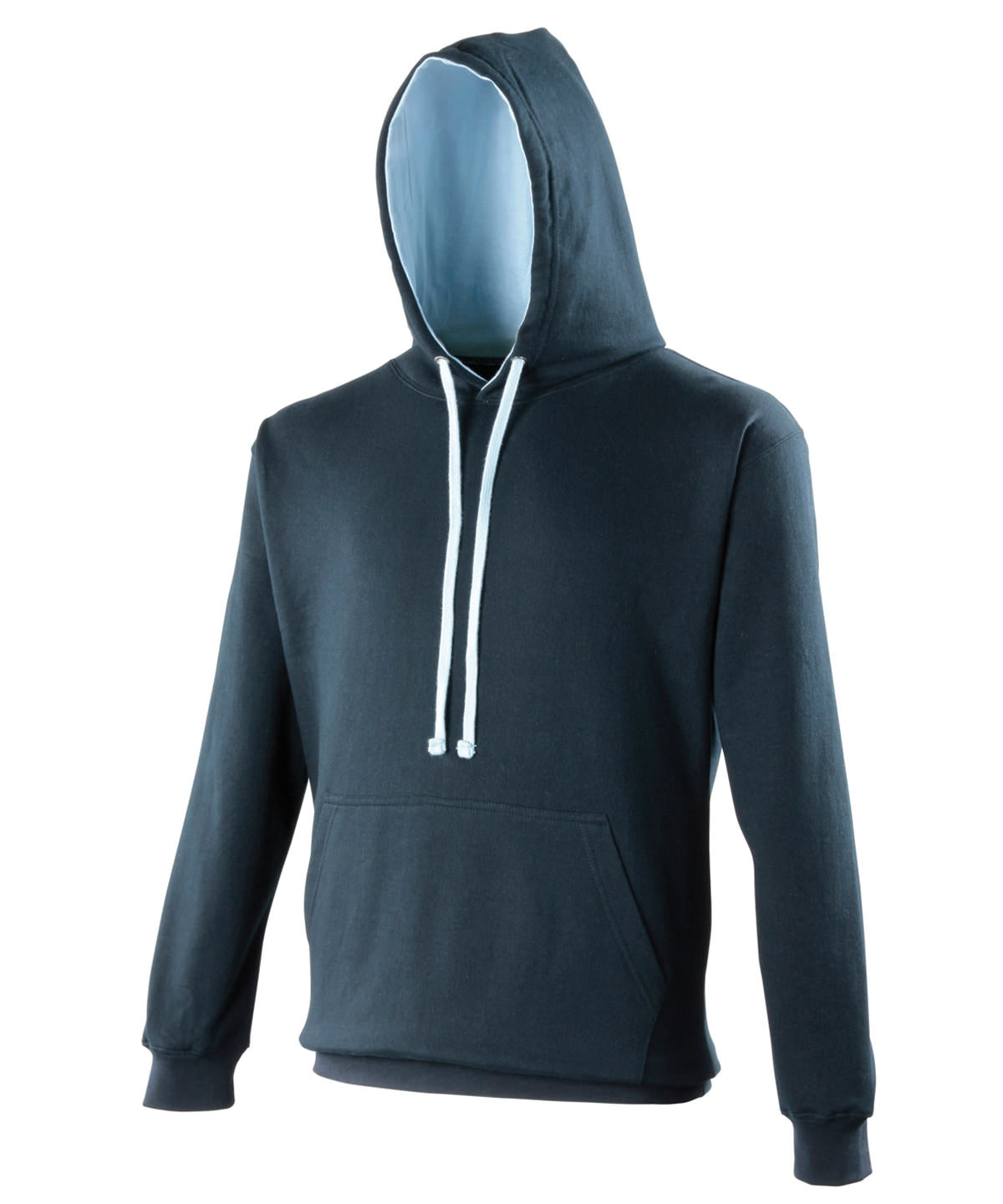 Varsity Hoodie in New French Navy/Sky Blue