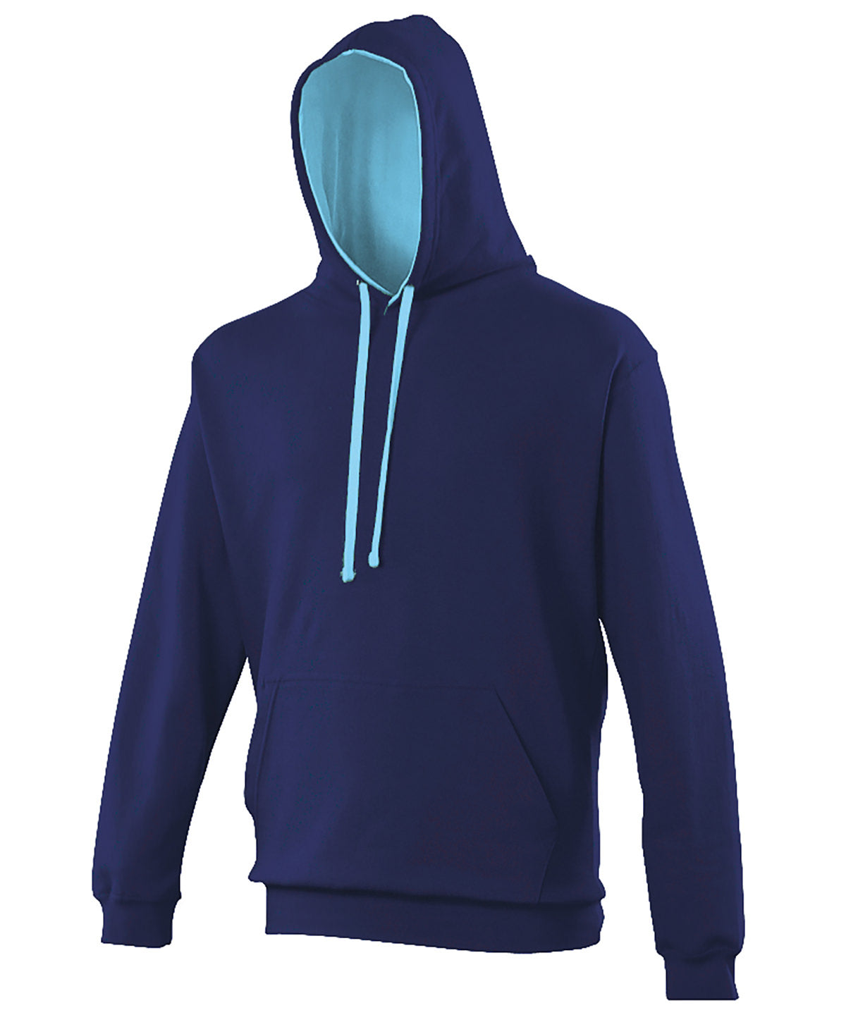 Varsity Hoodie in Oxford Navy/Hawaiian Blue