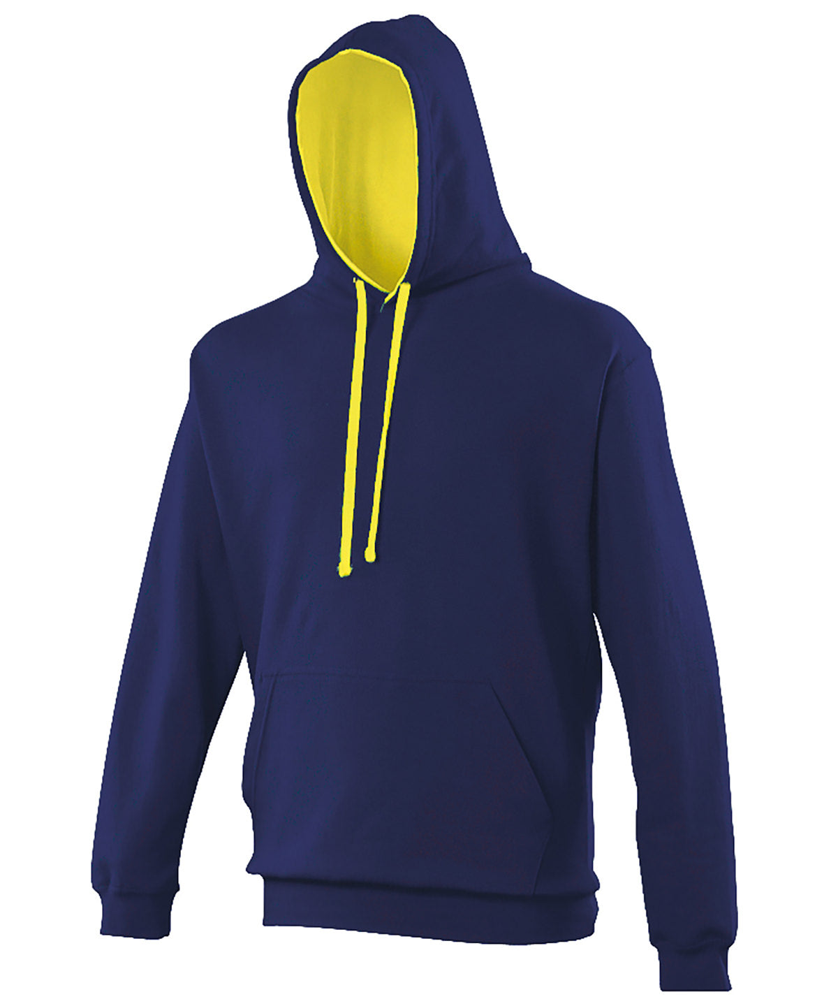 Varsity Hoodie in Oxford Navy/Sun Yellow