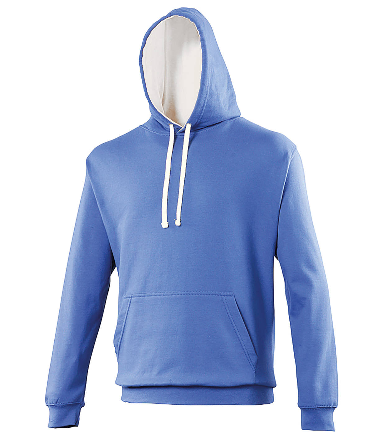 Varsity Hoodie in Royal Blue/Arctic White