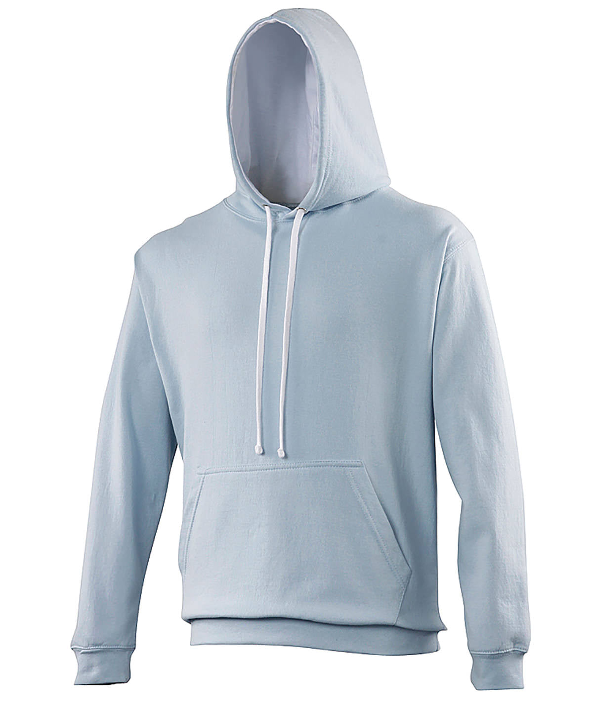 Varsity Hoodie in Sky/Arctic White