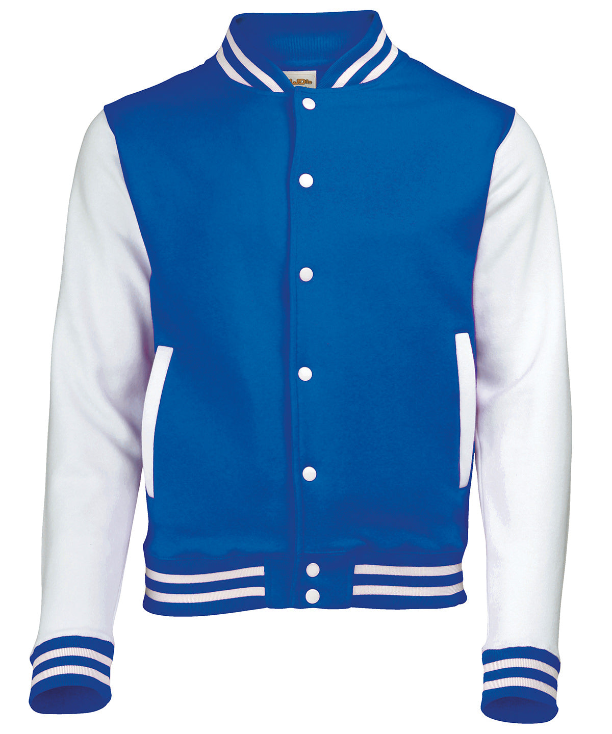 Varsity Jacket in Royal Blue/White