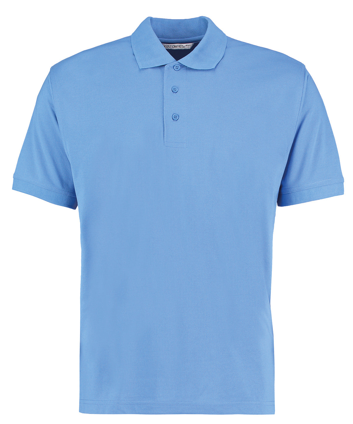 Klassic Polo with Superwash® 60°C (Classic Fit) in Mid Blue